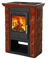 Piec kominek kaflowy Thorma BORGHOLM brąz