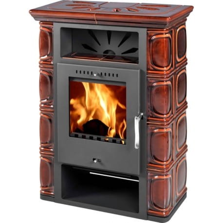 Kominek kaflowy Thorma BORGHOLM TOP brązowy