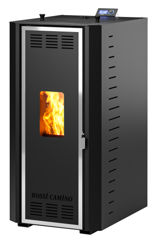Kominek na pellet  z płaszczem wodnym Kozlusan Camino Hydro czarny 15kW