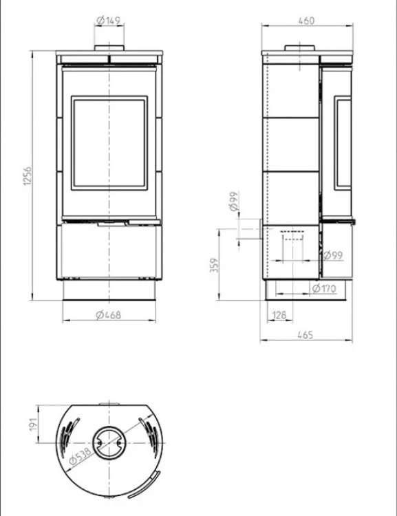 Thorma ANDORRA standart kafel czarny poler tech.webp